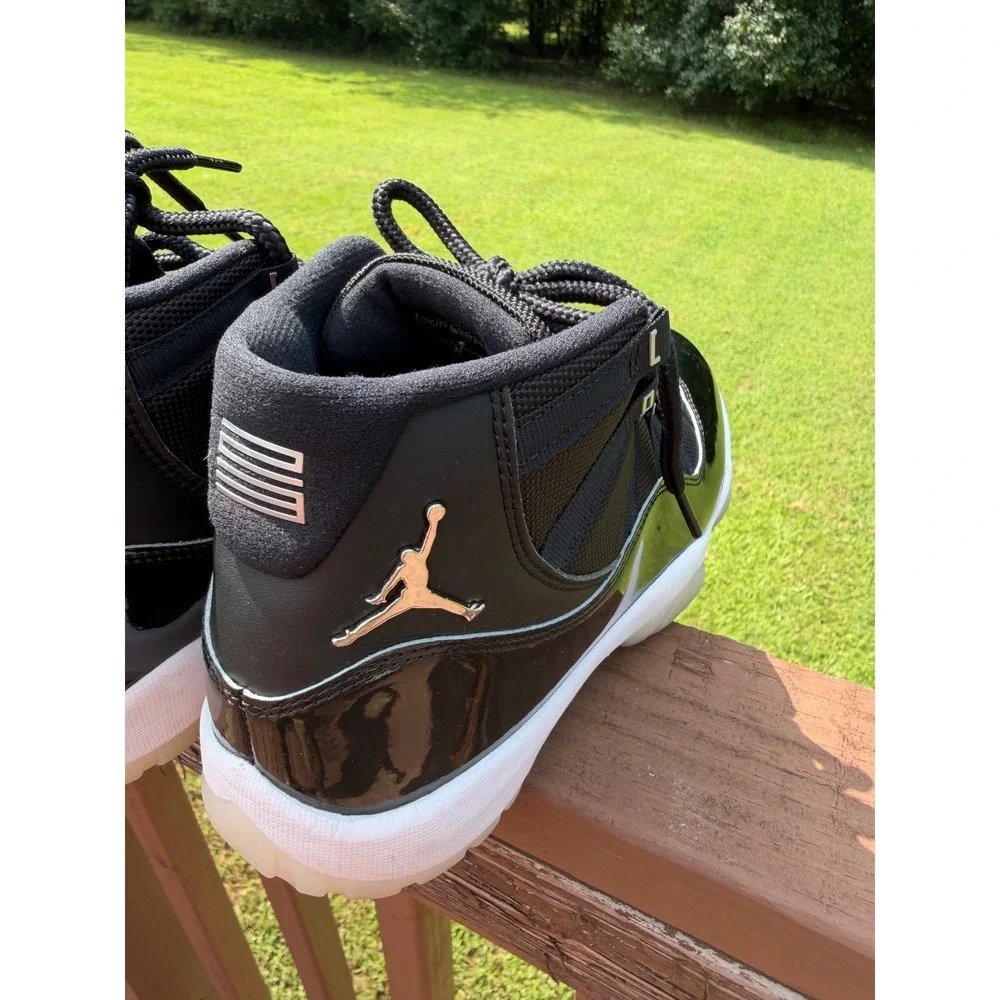 Jordan Air Jordan 11 Retro Mens 8.5 Black Jubilee 25th Anniversary CT8012-011